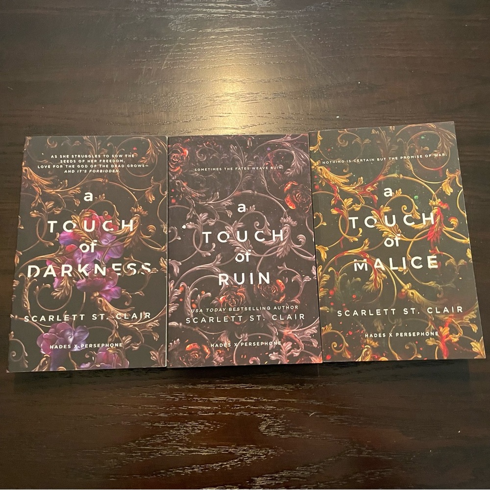 Scarlett St Clair Hades X Persephone Series - A Touch of Darkness, Ruin, & Malic